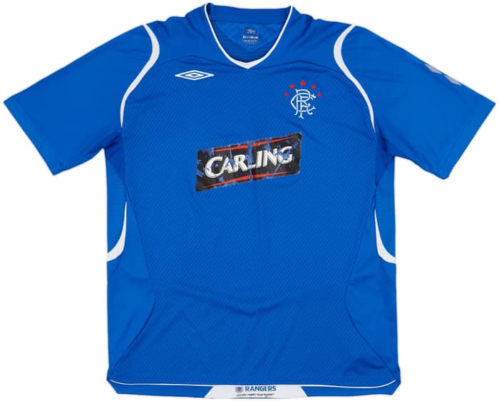 2008-09 Rangers Home Shirt - 4/10 - (XL)