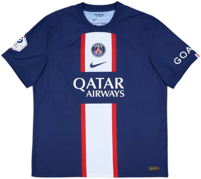 2022-23 Paris Saint-Germain Authentic Home Shirt Messi #30 - 9/10 - (XL)