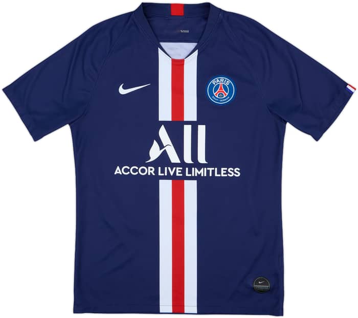 2019-20 Paris Saint-Germain Home Shirt Mbappe #7 - 8/10 - (M)