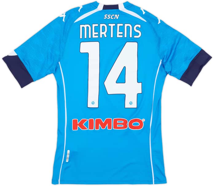 2020-21 Napoli Player Issue Home Shirt Mertens #14 - 10/10 - (S)