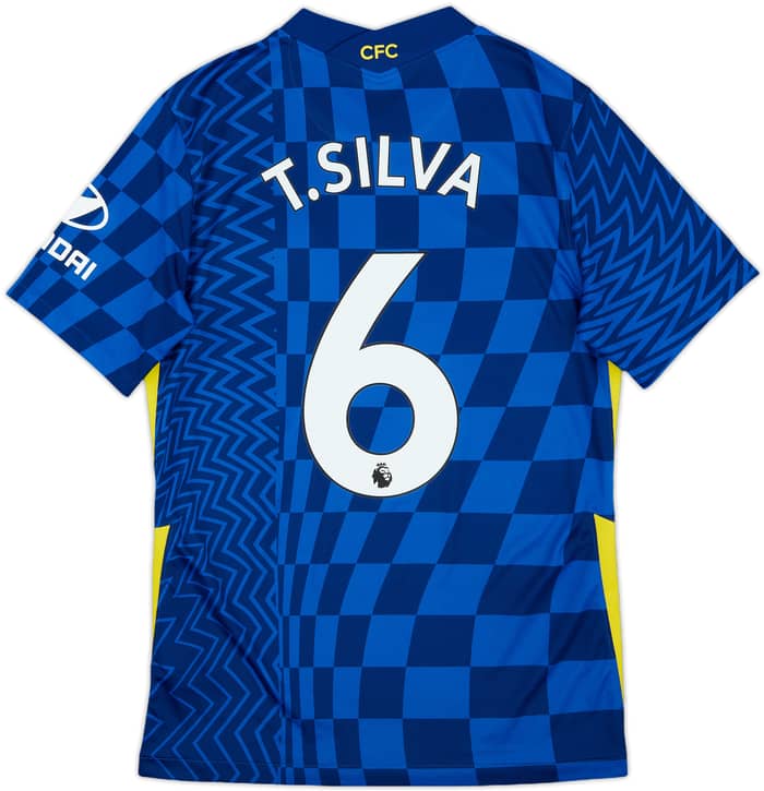 2021-22 Chelsea Home Shirt T.Silva #6 - 9/10 - (S)