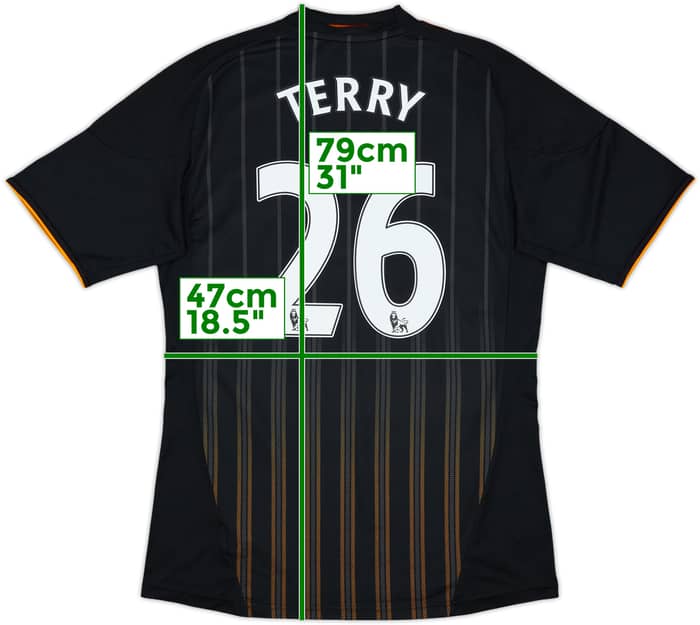 2010-11 Chelsea Away Shirt Terry #26 - 9/10 - (M)