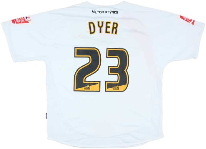 2006-07 MK Dons Home Shirt Dyer #23 - 6/10 - (L)