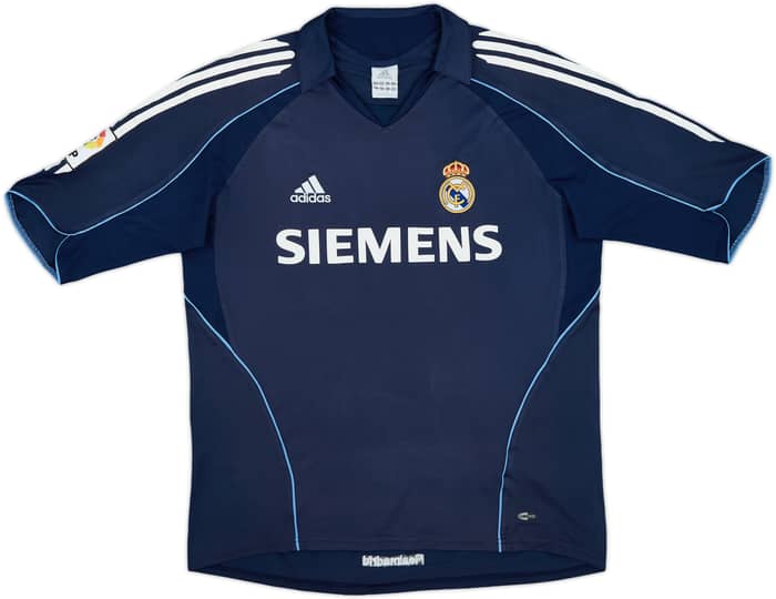 2005-06 Real Madrid Away Shirt Zidane #5 - 7/10 - (M)