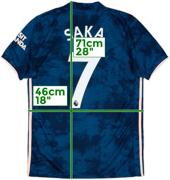 2020-21 Arsenal Third Shirt Saka #7 - 9/10 - (S)