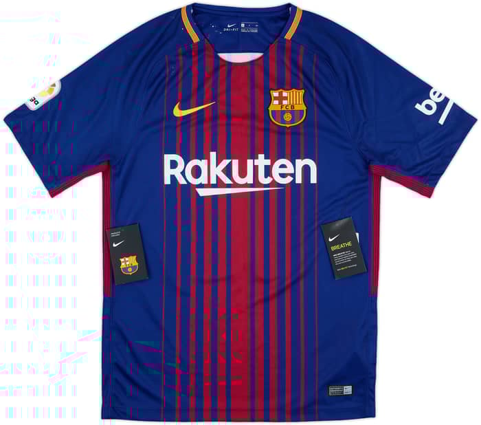 2017-18 Barcelona Home Shirt Messi #10 (S)