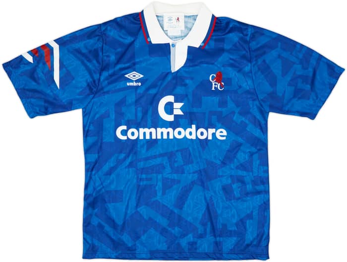 1991-93 Chelsea Home Shirt - 8/10 - (M)
