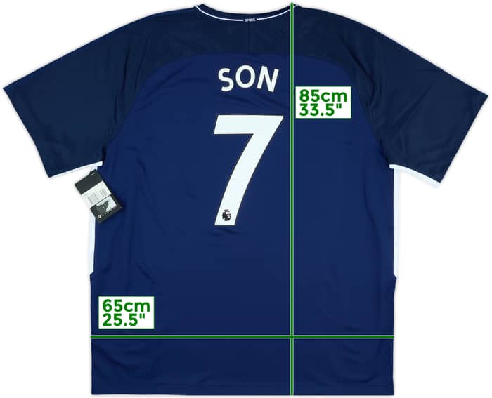 2017-18 Tottenham Away Shirt Son #7 (XXL)