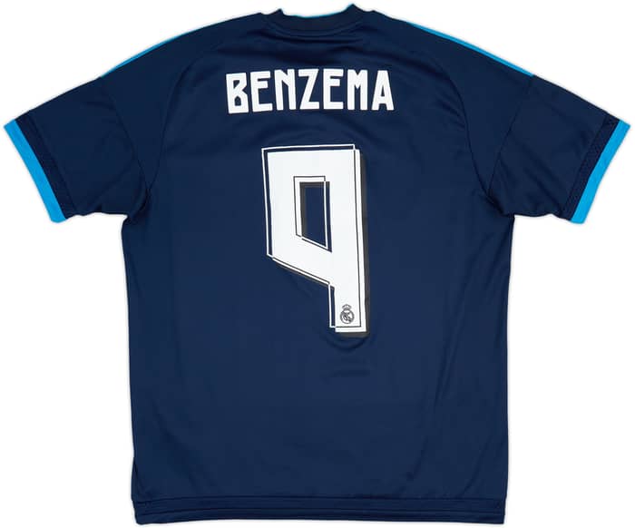 2015-16 Real Madrid Third Shirt Benzema #9 - 6/10 - (M)