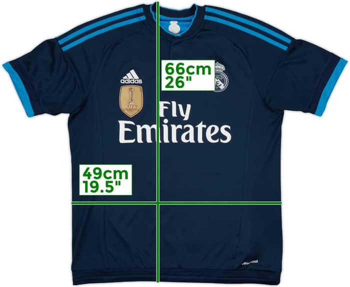 2015-16 Real Madrid Third Shirt Benzema #9 - 6/10 - (M)