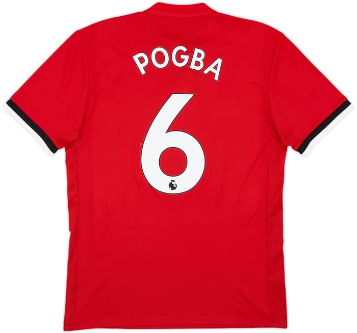 2017-18 Manchester United Home Shirt Pogba #6 - 5/10 - (M)
