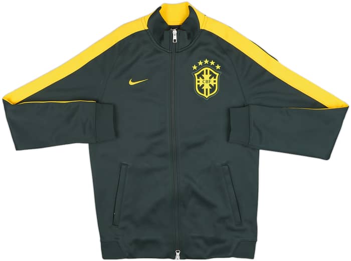 2013-14 Brazil Nike Track Jacket - 7/10 - (S)