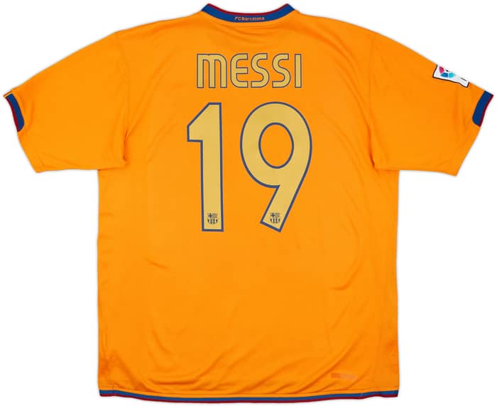 2006-08 Barcelona Away Shirt Messi #19 - 8/10 - (L)