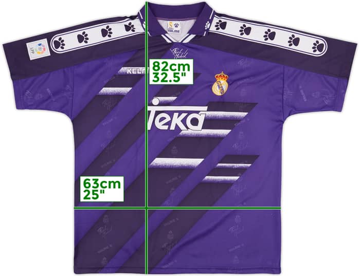 1994-96 Real Madrid Away Shirt - 9/10 - (XL)