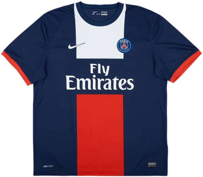2013-14 Paris Saint-Germain Home Shirt Beckham #32 - 8/10 - (XL)