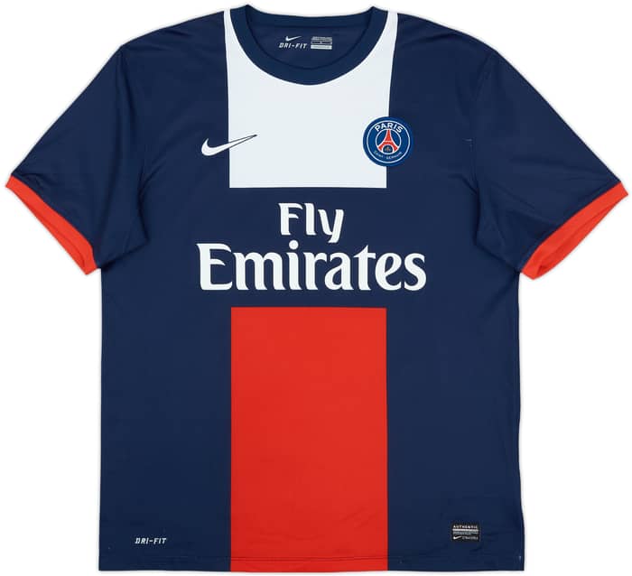 2013-14 Paris Saint-Germain Home Shirt Beckham #32 - 10/10 - (L)