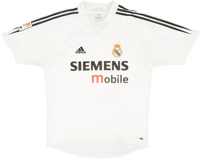 2004-05 Real Madrid Home Shirt Zidane #5 - 6/10 - (M)