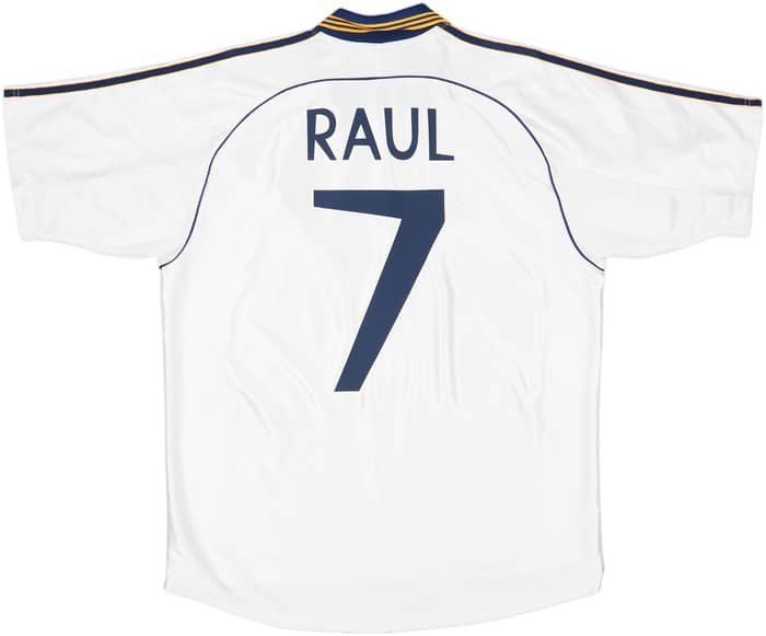 1998-00 Real Madrid Home Shirt Raul #7 - 7/10 - (M)