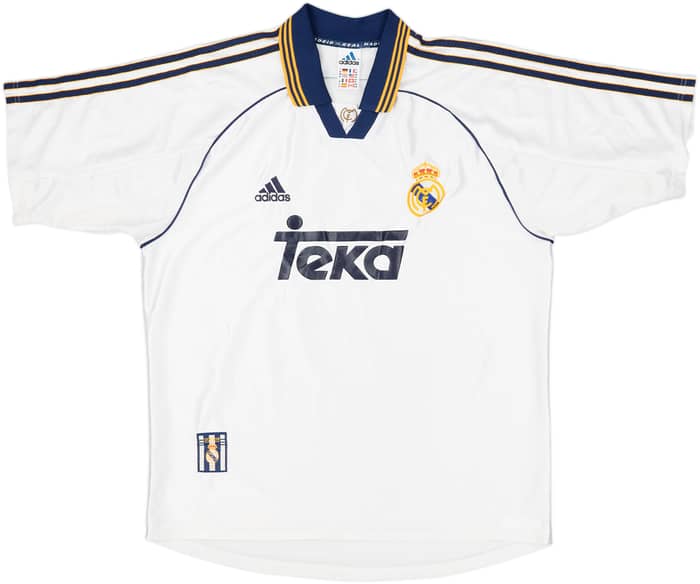 1998-00 Real Madrid Home Shirt Raul #7 - 7/10 - (M)