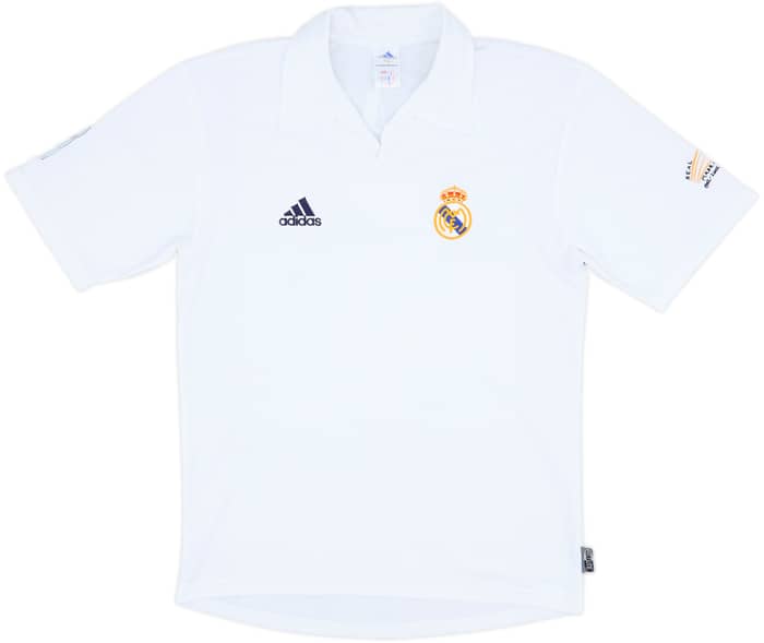 2001 Real Madrid Home Shirt Zidane #5 - 9/10 - (S)