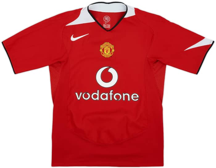 2004-06 Manchester United Home Shirt J.S.Park #13 - 9/10 - (S)