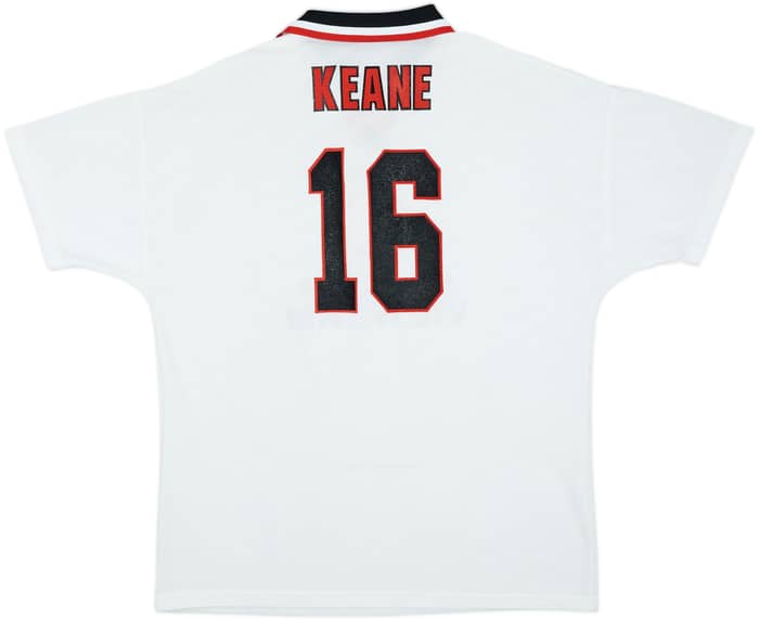 1996-97 Manchester United Away Shirt Keane #16 - 7/10 - (XL)