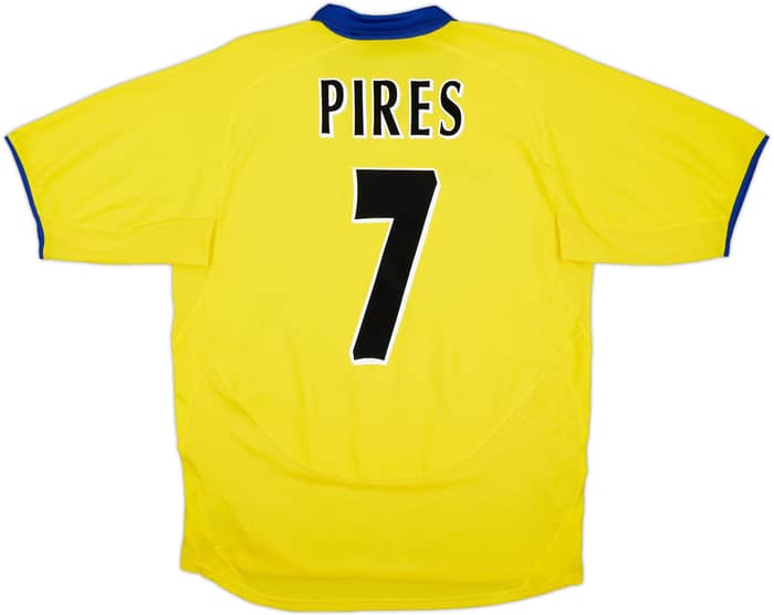 2003-05 Arsenal Away Shirt Pires #7 - 9/10 - (M)
