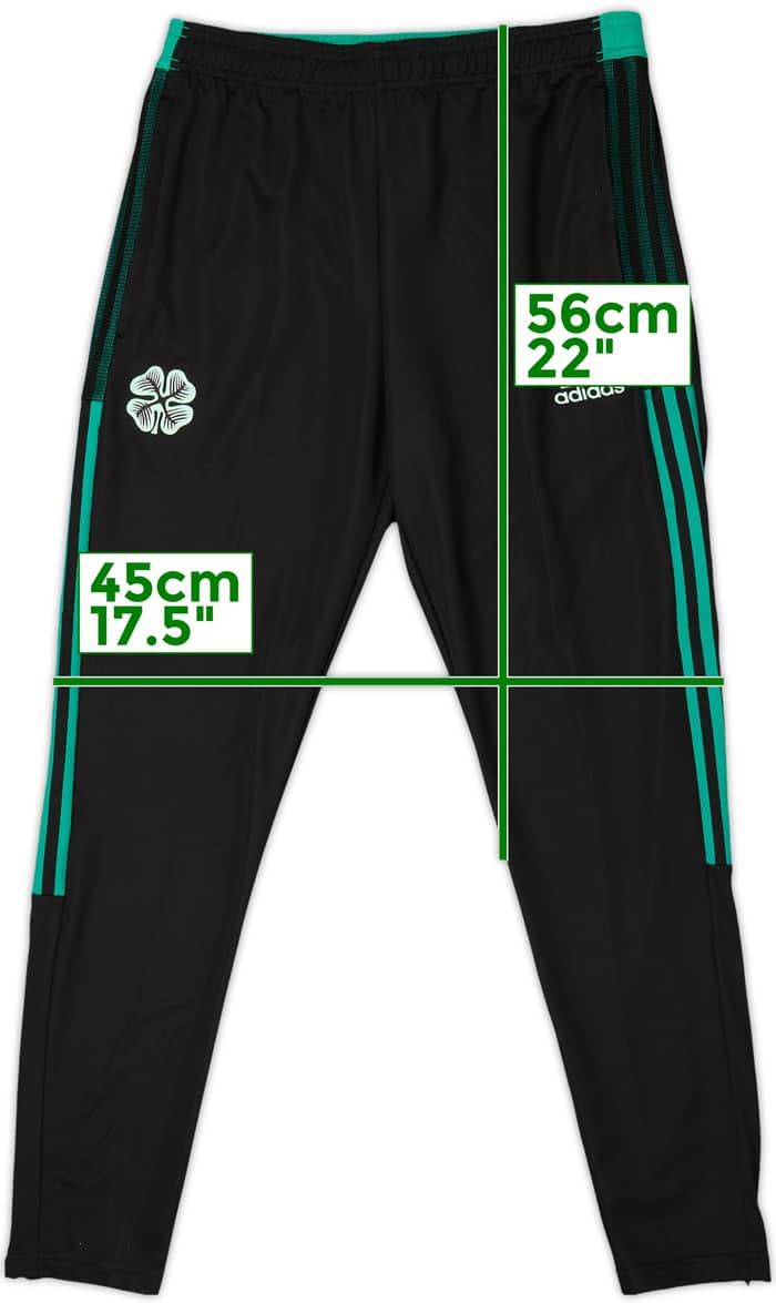 2021-22 Celtic adidas Track Pants/Bottoms - 9/10 - (M)