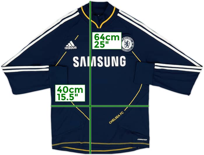 2010-11 Chelsea adidas Sweat Top - 9/10 - (L)