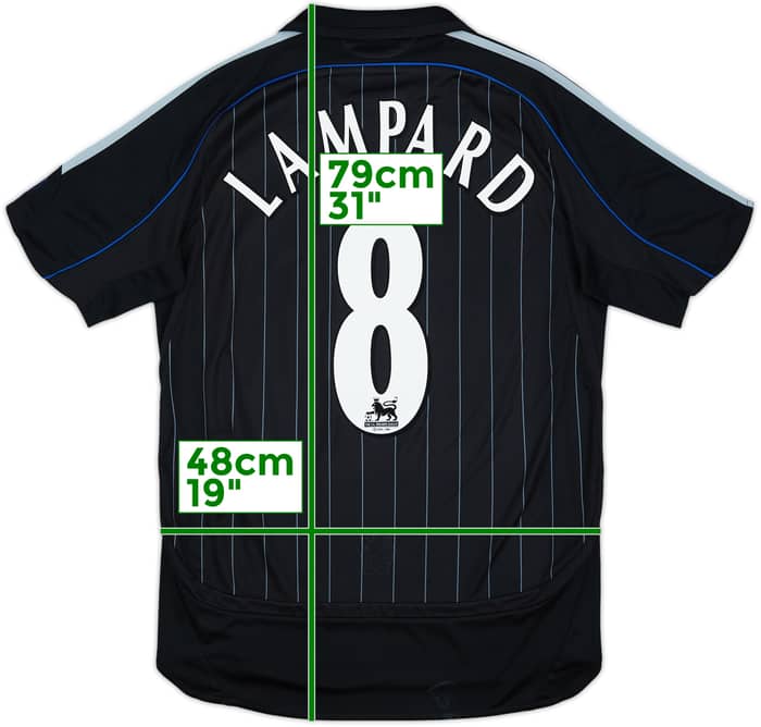 2006-07 Chelsea Third Shirt Lampard #8 - 8/10 - (M)