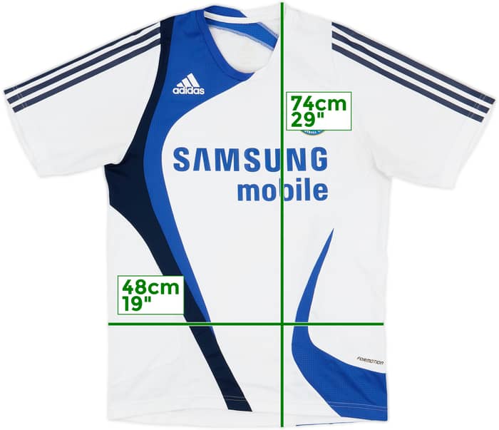 2007-08 Chelsea adidas Formotion Training Shirt - 8/10 - (M)