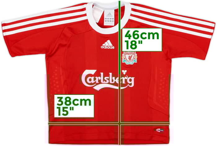 2008-10 Liverpool Home Shirt - 9/10 - (5-6 Years)