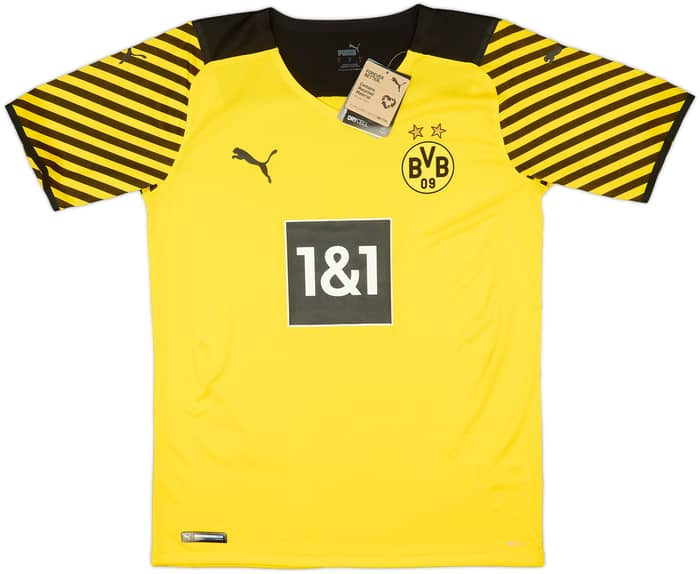 2021-22 Borussia Dortmund Player Issue Home Shirt Haaland #9 (L)
