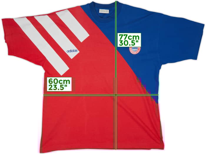1991-92 Bayern Munich adidas Cotton T-Shirt - 6/10 - (XL)