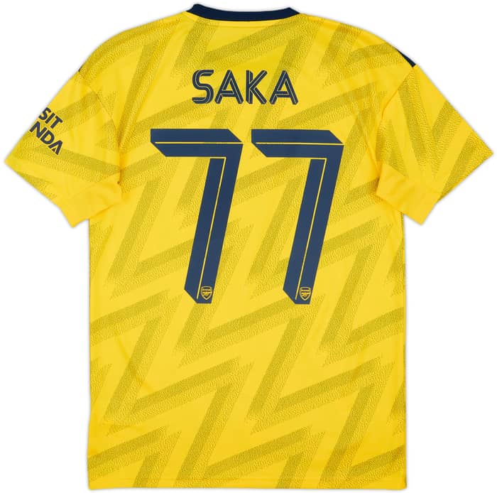 2019-20 Arsenal Away Shirt Saka #77 - 10/10 - (S)