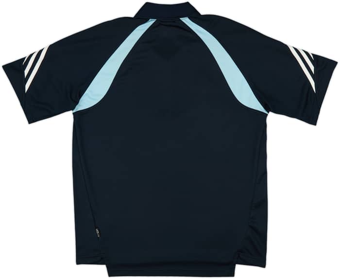 2003-04 Real Madrid adidas 1/4 Zip Polo Shirt - 9/10 - (L/XL)