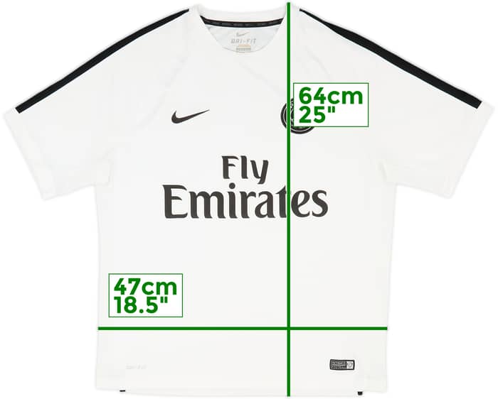 2014-15 Paris-Saint Germain Nike Training Shirt - 8/10 - (XL)