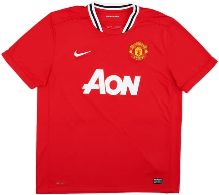 2011-12 Manchester United Home Shirt Berbatov #9 - 6/10 - (XL)