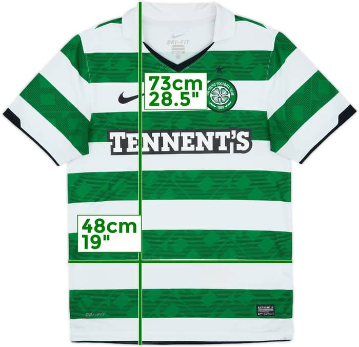 2010-12 Celtic Home Shirt - 5/10 - (S)