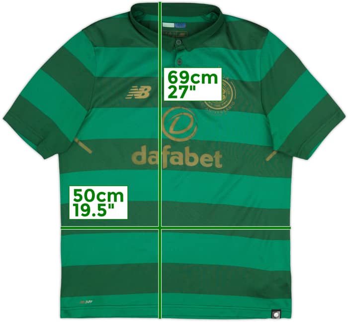 2017-18 Celtic 'Lisbon Lions 50th Anniversary' Away Shirt - 6/10 - (M)