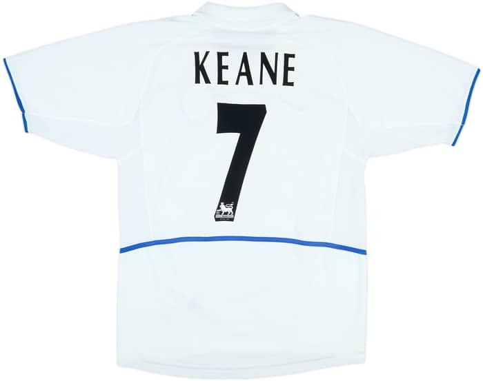 2002-03 Leeds United Home Shirt Keane #7 - 8/10 - (M)