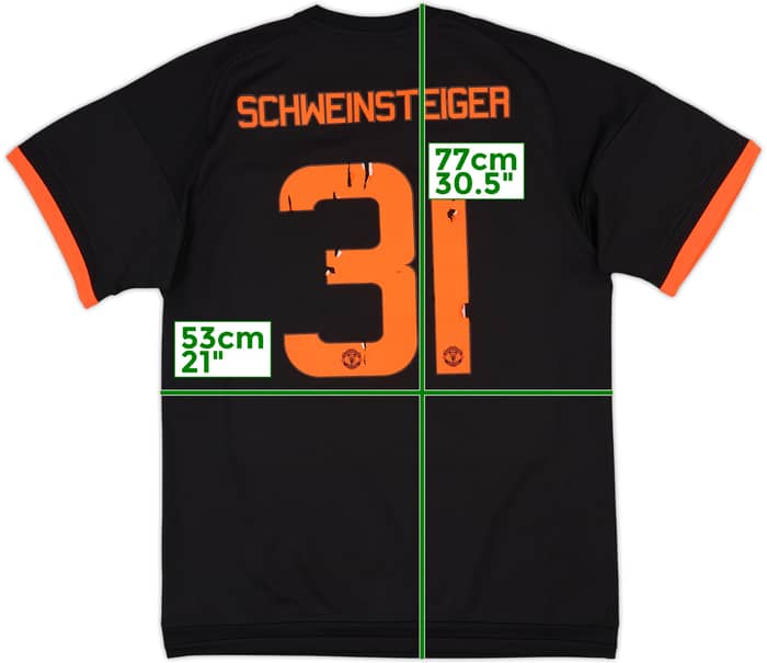 2015-16 Manchester United Third Shirt Schweinsteiger #31 - 4/10 - (L)