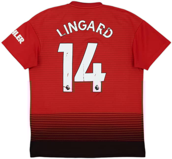 2018-19 Manchester United Home Shirt Lingard #14 - 4/10 - (M)