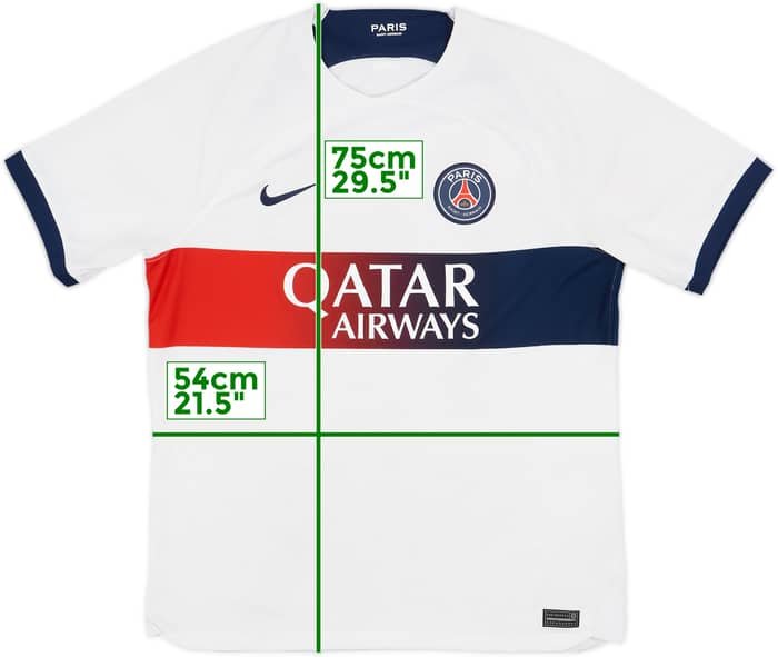 2023-24 Paris Saint-Germain Away Shirt - 6/10 - (L)