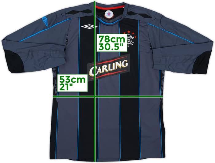 2007-08 Rangers Third L/S Shirt - 8/10 - (L)