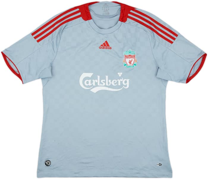 2008-09 Liverpool Away Shirt Gerrard #8 - 6/10 - (L)
