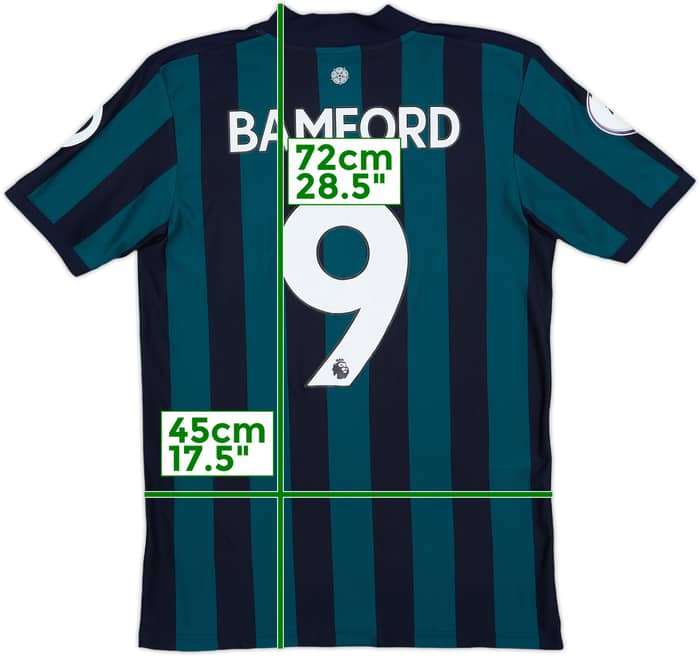 2020-21 Leeds United Away Shirt Bamford #9 - 7/10 - (S)