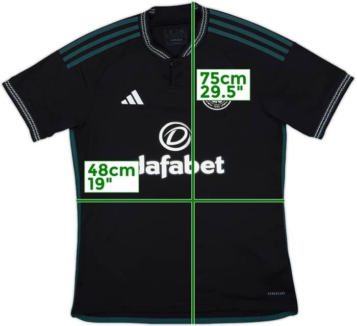 2023-24 Celtic Away Shirt - 8/10 - (M)