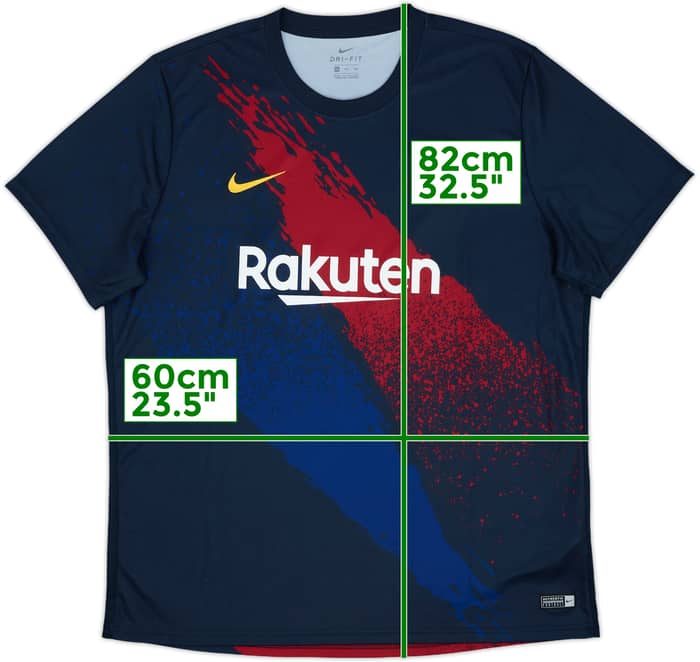 2019-2020 Barcelona Nike Training Shirt - 9/10 - (XXL)