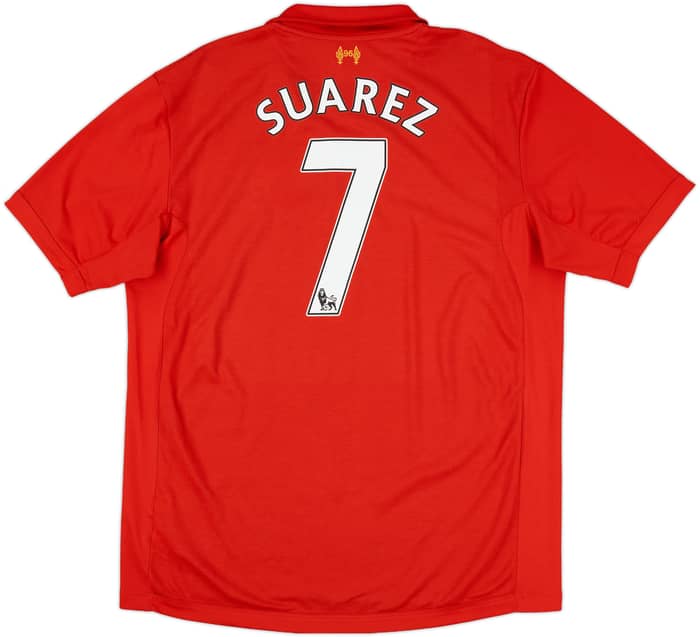 2012-13 Liverpool Home Shirt Suarez #7 - 5/10 - (XL)
